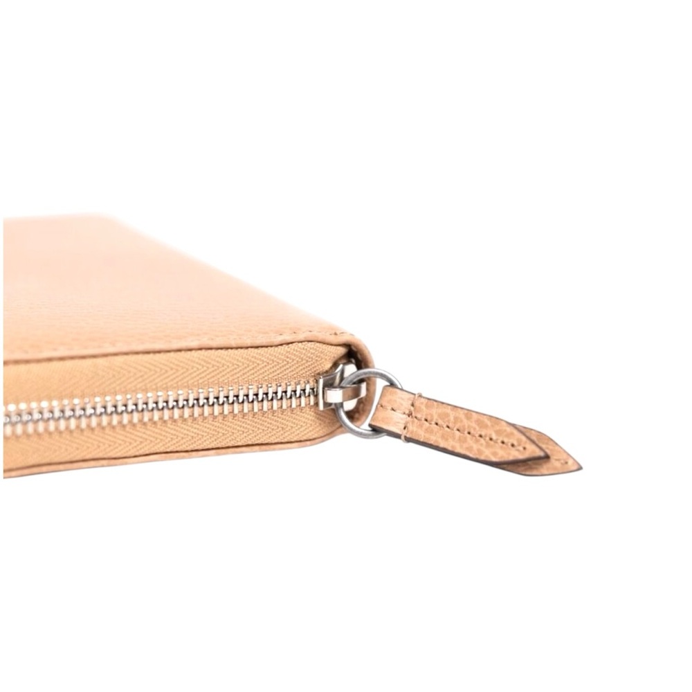 Like New Authentic Gucci GG Marmont Tan Pebbled Leather Zip-Around Wallet - Picture 12 of 12